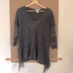 3/4 Sleeve Tassel Sweater